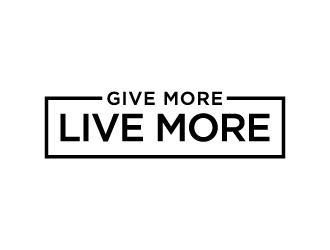 Give more LIVE MORE logo design by jonggol