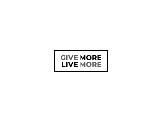 Give more LIVE MORE logo design by NadeIlakes
