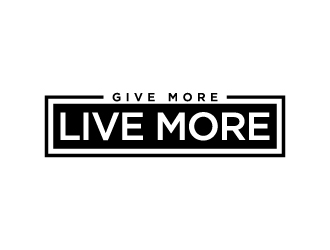 Give more LIVE MORE logo design by jonggol