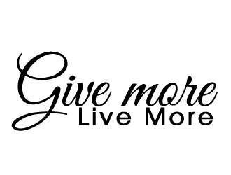 Give more LIVE MORE logo design by AamirKhan