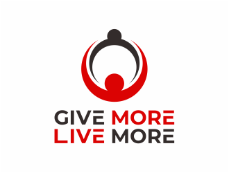 Give more LIVE MORE logo design by mutafailan