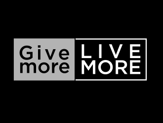 Give more LIVE MORE logo design by aura