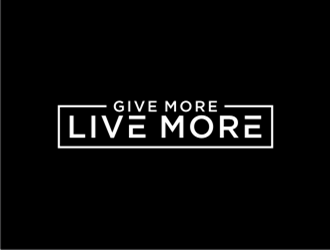 Give more LIVE MORE logo design by sheilavalencia