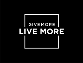 Give more LIVE MORE logo design by sheilavalencia