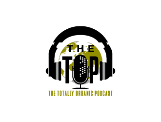 The TOP - The Totally Organic Podcast  logo design by torresace