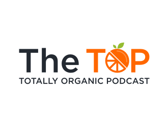 The TOP - The Totally Organic Podcast  logo design by Garmos
