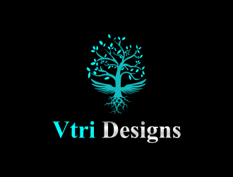 Vtri Designs logo design by luckyprasetyo