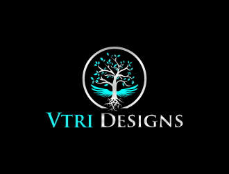 Vtri Designs logo design by luckyprasetyo