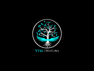 Vtri Designs logo design by luckyprasetyo
