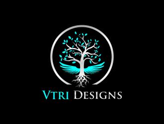 Vtri Designs logo design by luckyprasetyo