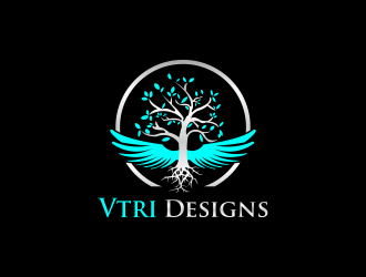 Vtri Designs logo design by luckyprasetyo