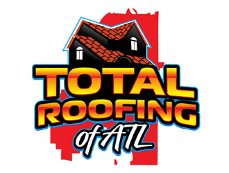 Total Roofing of ATL  logo design by DreamLogoDesign