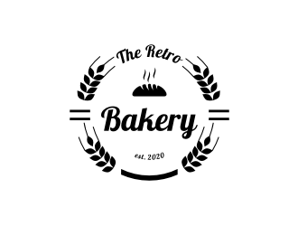 The Retro Bakery logo design by Garmos