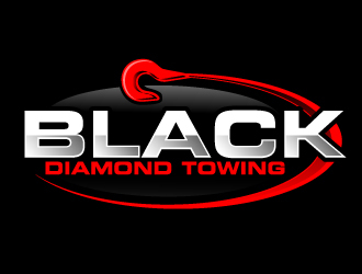 Black Diamond Towing logo design by AamirKhan