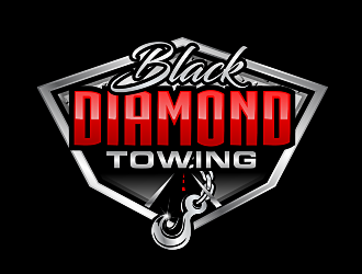 Black Diamond Towing logo design by scriotx