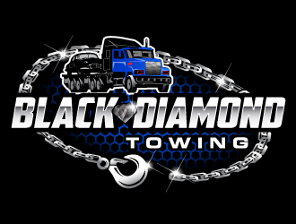 Black Diamond Towing logo design by PRN123