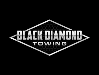 Black Diamond Towing logo design by lexipej