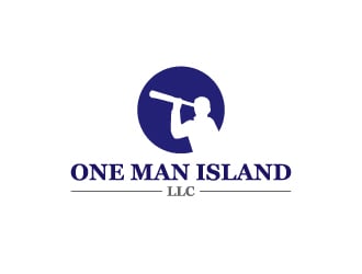One Man Island LLC logo design by drifelm