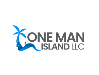 One Man Island LLC logo design by AB212