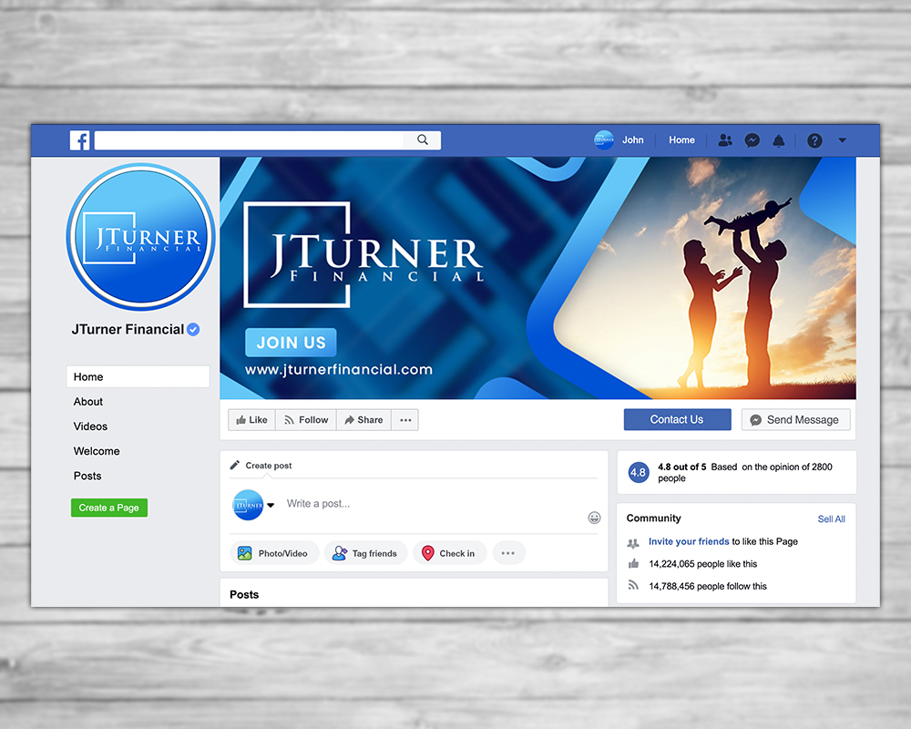 JTurner Financial logo design by MastersDesigns