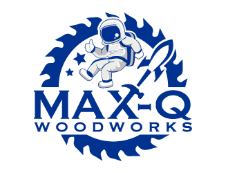 Max-Q Woodworks logo design by AamirKhan