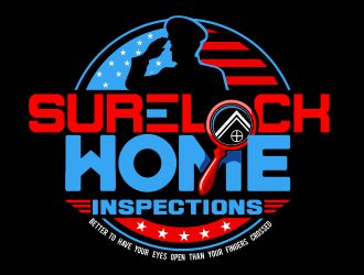 SureLock Home Inspections logo design by veron
