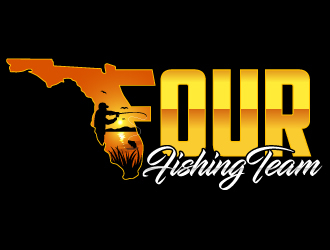 Florida Four Fishing Team logo design by LucidSketch
