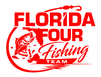 Florida Four Fishing Team logo design by AamirKhan