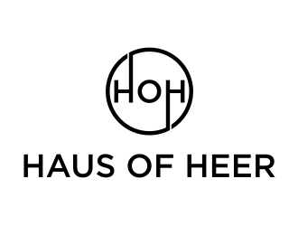 Haus of Heer also known as HOH (short form) logo design by larasati
