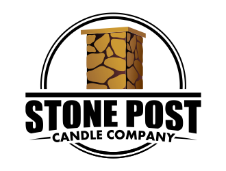 Stone Post Candle Company logo design by cintoko