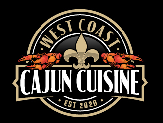 West Coast Cajun Cuisine logo design by AamirKhan