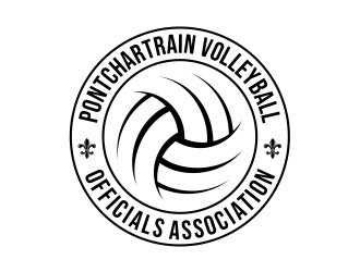 Pontchartrain volleyball officials association (PVOA) logo design by cintoko