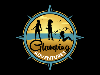 Glamping Adventures logo design by Kruger