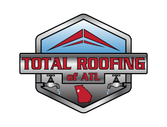 Total Roofing of ATL  logo design by nona