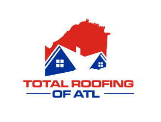 Total Roofing of ATL  logo design by rdbentar