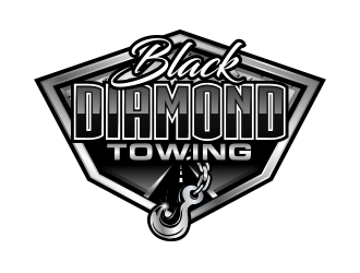 Black Diamond Towing logo design by scriotx