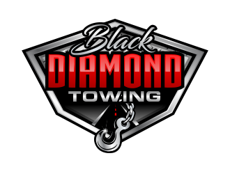 Black Diamond Towing logo design by scriotx