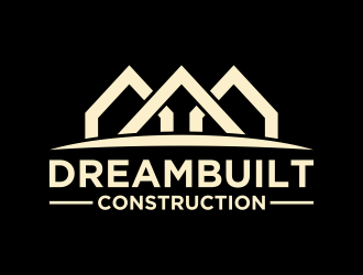 DreamBuilt Construction logo design by aflah
