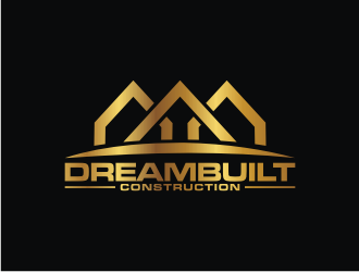 DreamBuilt Construction logo design by ora_creative
