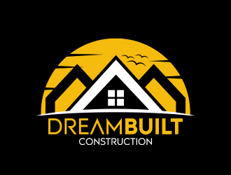 DreamBuilt Construction logo design by MarkindDesign