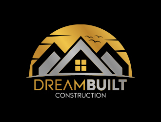 DreamBuilt Construction logo design by MarkindDesign