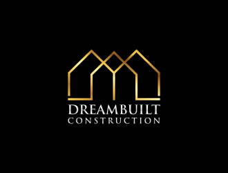 DreamBuilt Construction logo design by mukleyRx
