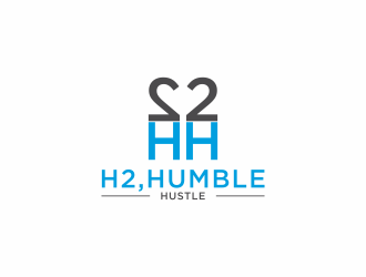 H2,humble hustle logo design by funsdesigns