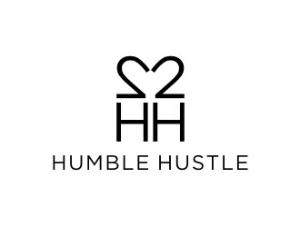 H2,humble hustle logo design by asyqh