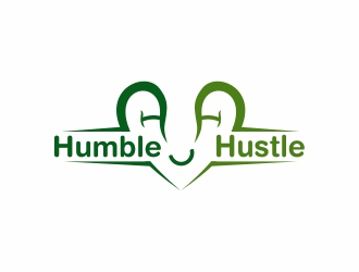 H2,humble hustle logo design by ian69