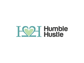 H2,humble hustle logo design by WRDY