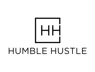H2,humble hustle logo design by puthreeone