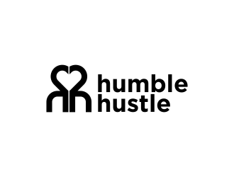 H2,humble hustle logo design by FloVal