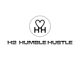 H2,humble hustle logo design by bomie