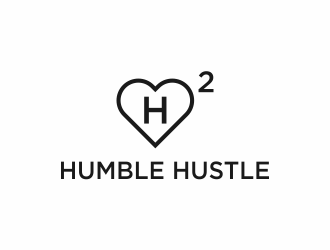 H2,humble hustle logo design by y7ce
